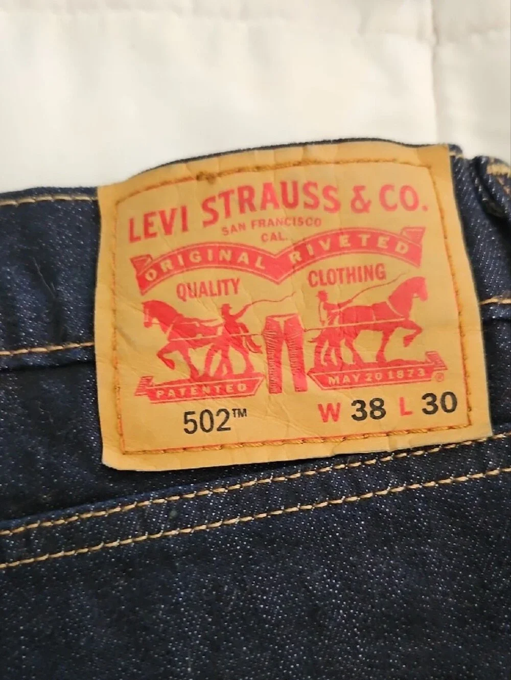 Levi's Straight Jeans in Dark Indigo